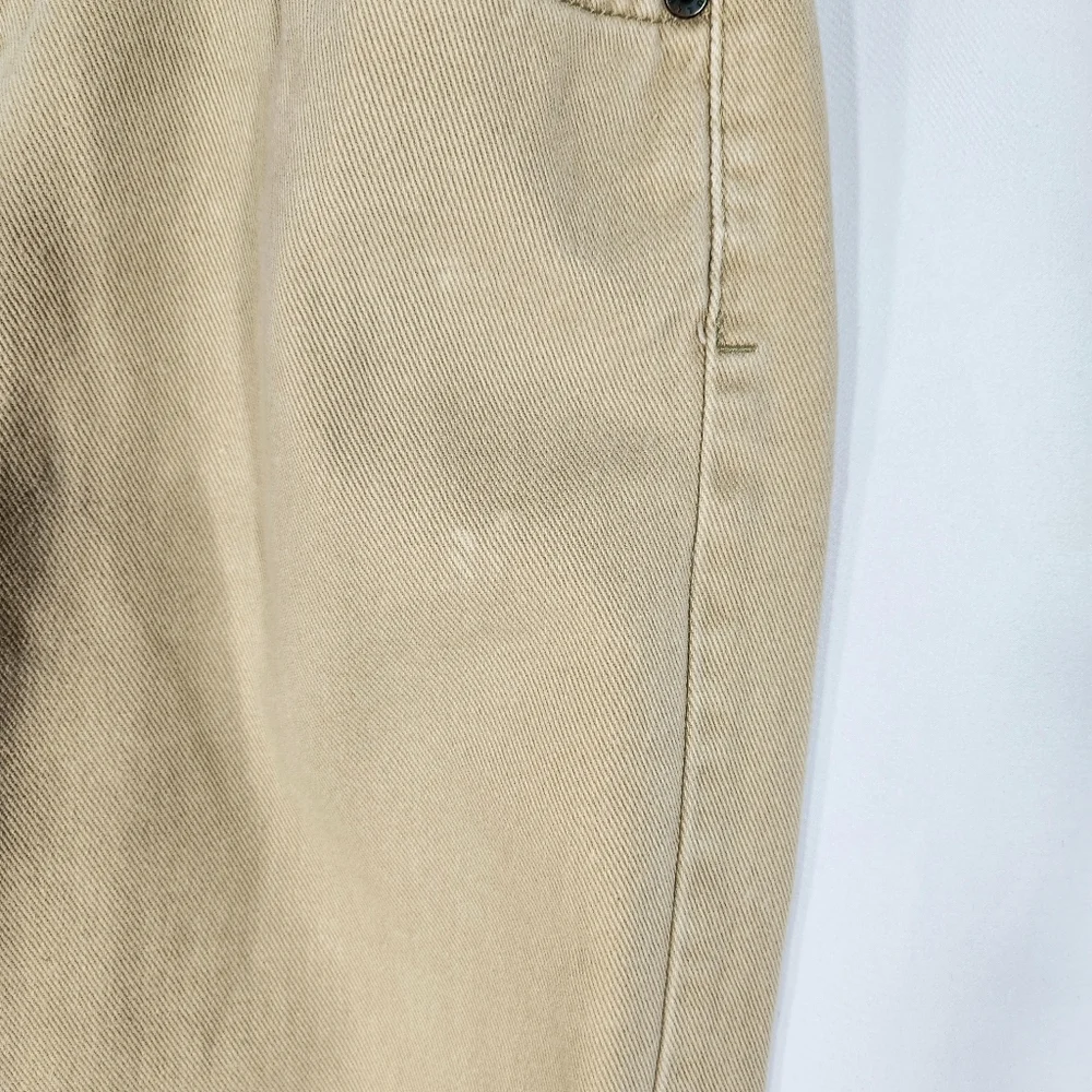 Bullhead Rincon Slim Straight Tan Five Pocket 100% Cotton Jeans Size 34 x 32